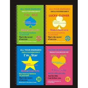 Cheap PP cover spiral notebook with lined/ hot-selling high quality notebook for promotion for sale