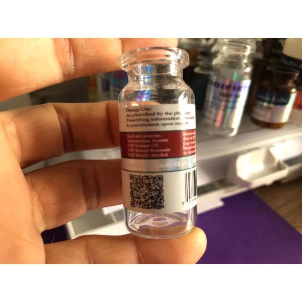 Waterproof 10ml Vial labels Gen Pharma Design For Glass Bottles Moving Hologram Medicine