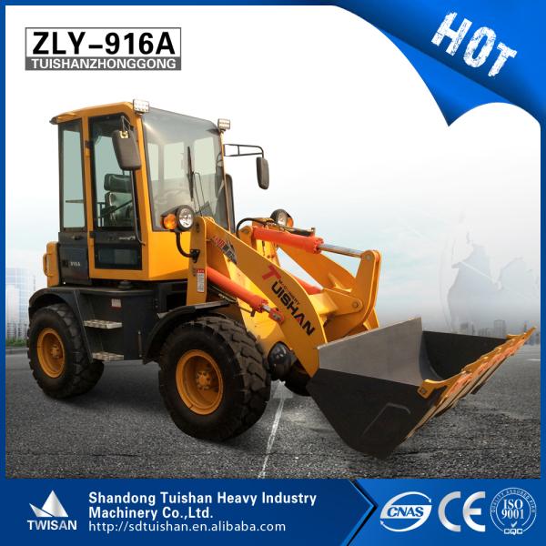 Quality 1.2 ton  hydraulic mini wheel loader with diesel engine wholesale