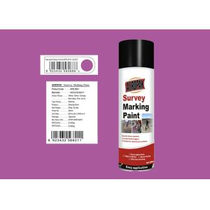 Deep Viole Marking Spray Paint , Survey Marking Paint For Bitumen 235g