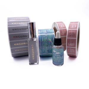 AQU Varnish Self Adhesive Logo Pantone CMYK Label Sticker Rolls