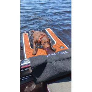 Portable Adjustable Folding Dog Ramp Inflatable Dog Dock Ramp Stair Pets Dog