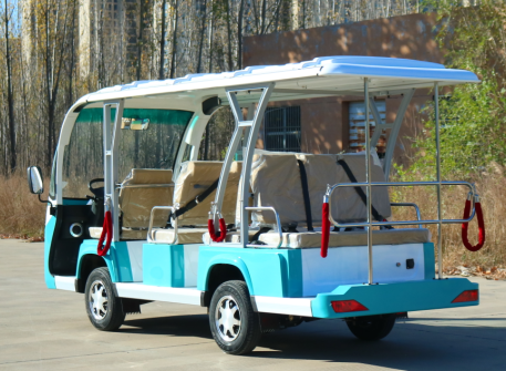 11-Seater Electric Sightseeing Bus With Super Long Endurance And Full Power Smart On-Board Charging
