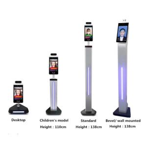 Auto Temperature Measurement For Shool Gate Access 8 Inch LCD Screen With Live