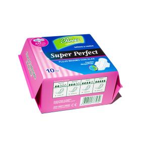 Cheap Soft Absorbent Fragrance Free Disposable Sanitary Napkins With Wings for sale