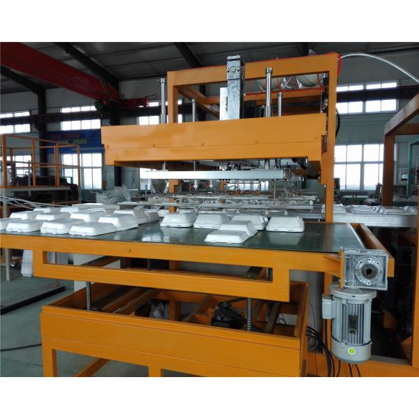 Quality White Plastic Foam Food Container Machine Water Cooling PLC Controlled wholesale