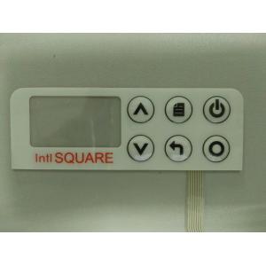 6 Key ZIP Metal Dome Waterproof Membrane Switch With 3M Adhesive Transparent