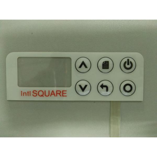 6 Key ZIP Metal Dome Waterproof Membrane Switch With 3M Adhesive Transparent
