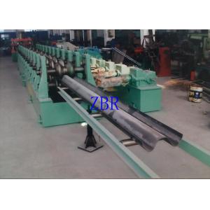 Two Wave Guardrail Roll Forming Machine For Two W Beams Crash Barrier Tri