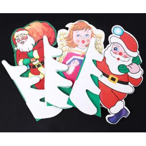 Creative paper Santa Claus tree, handmade Santa tree, customizable20CM