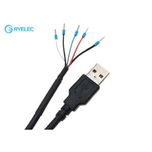 Straight USB Cables With End Caps On The Exposed Side To 5pin Mini Crimp