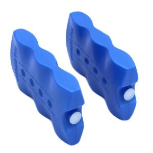 Custom shape 400ml HDPE hard plastic eutectic cold pack cooler freezer ice block