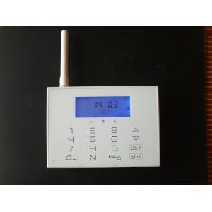 LCD Icons Touch Keypad House GSM PSTN Burglar Alarm Systems with Wireless Flash