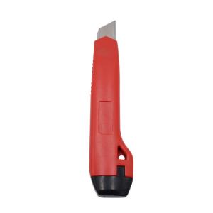 159mm Length Flat Box Cutter , Refillable Retractable Blade Box Cutter