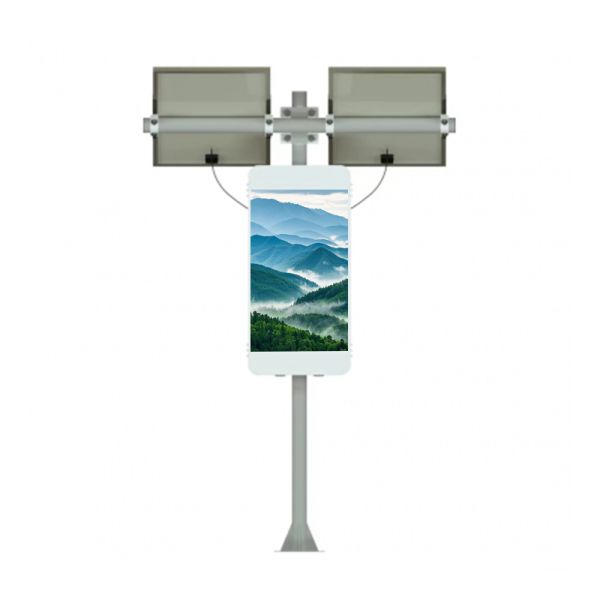 Quality High Brightness Outdoor Solar LED Advertising Screen with 3.84mm Pixel Pitch and 6000-6500cd/㎡ Brightness wholesale