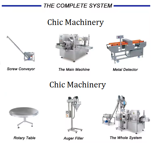 Automatic Pouch Powder Packing Machine for Food Doypack Filling Coffee Milk