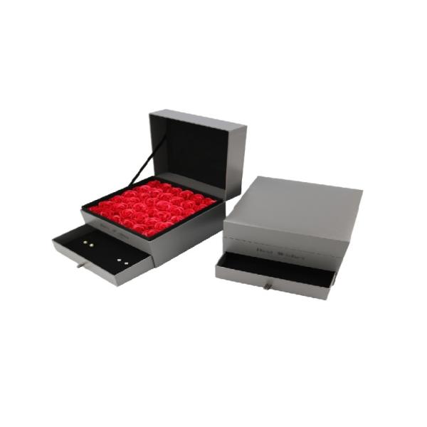 Holiday Jewelry Packaging Boxes / Two Lays Drawer Box Package Custom Color