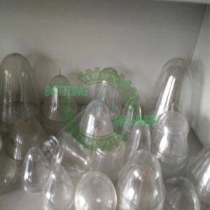 2000BPH Hand Input Feeding Open Mouth Bottle 2 Cavity Blow Molding Machine