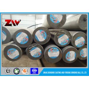 China Heat treated grinding rods for rod mill , Dia 30 mm - 140mm low carbon alloy steel rod on sale