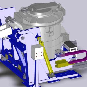 Insulated Molten Aluminum Transfer Ladles For Die Casting Machine