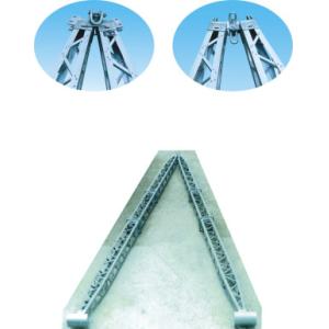 Cheap Metal lattice gin pole Tower Erection Tools For Power Construction for sale