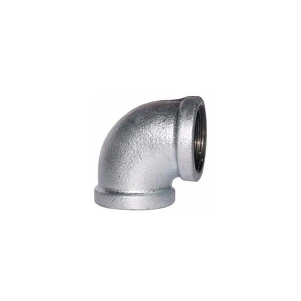 Quality Malleable Iron Threaded Pipe Fittings Banded Galvanized Street 90 Elbow wholesale