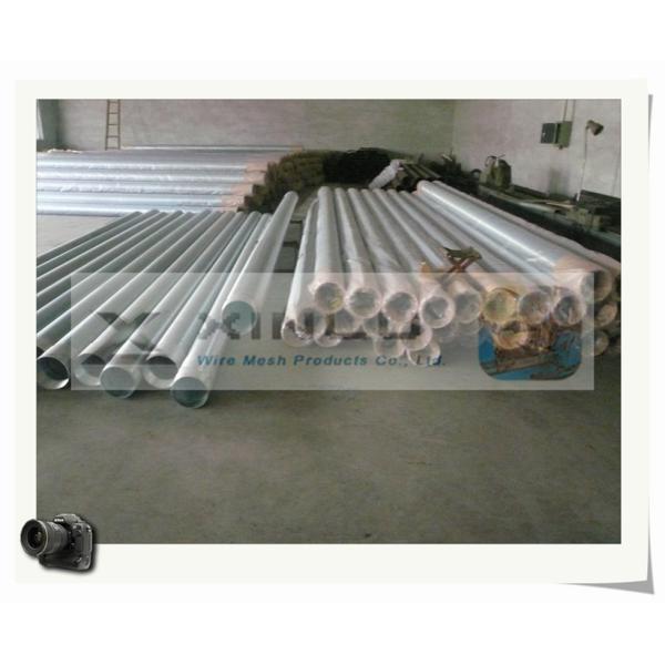 Bright Galvanized Wire Pipe No Sharp Deep Well Filter Low Carbon Steel Tube