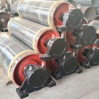 Smooth Surface Mining Belt Conveyor Accessories Pulley For Belt Drive Tail And