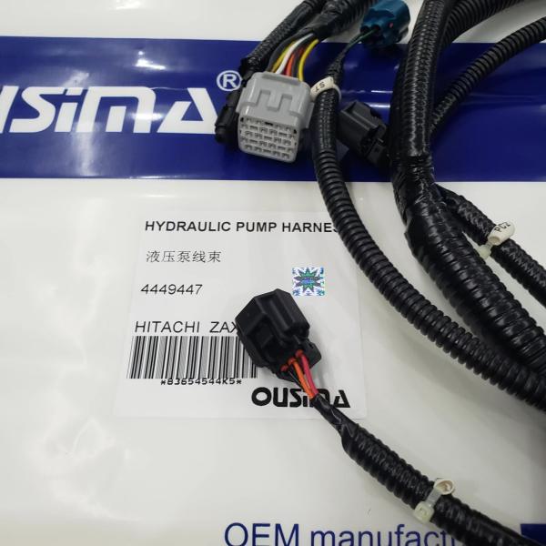 HITACHI ZAX200-1 Excavator Wiring Harness , 4449447 Hydraulic Pump Wiring