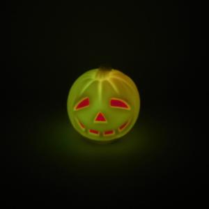 Newest Funny Soft Rubber Orange Halloween Pumpkin Squeeze Toy Anti Stress Ball