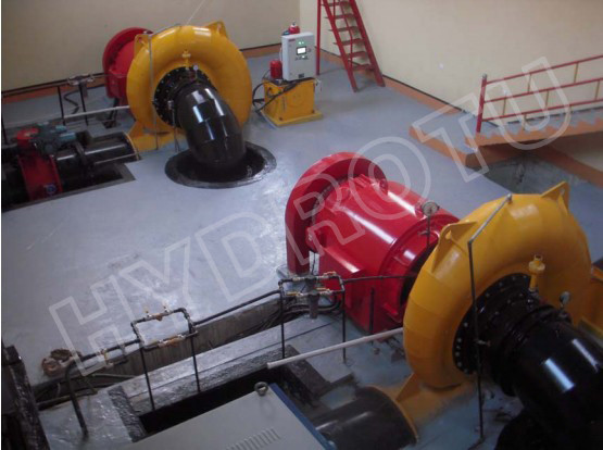 400KW Small Horizontal Shaft Francis Hydro Turbine , Francis Water Turbine