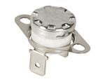 Bimetal thermostat switch for heating appliance as overload protection component