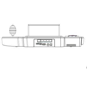 PE5128ST IP PTZ keyboard Controller For IP Camera Decoding & Control, with inner