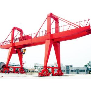Anti Swing Rail Mounted Container Gantry Crane 30 ton Working Duty A7