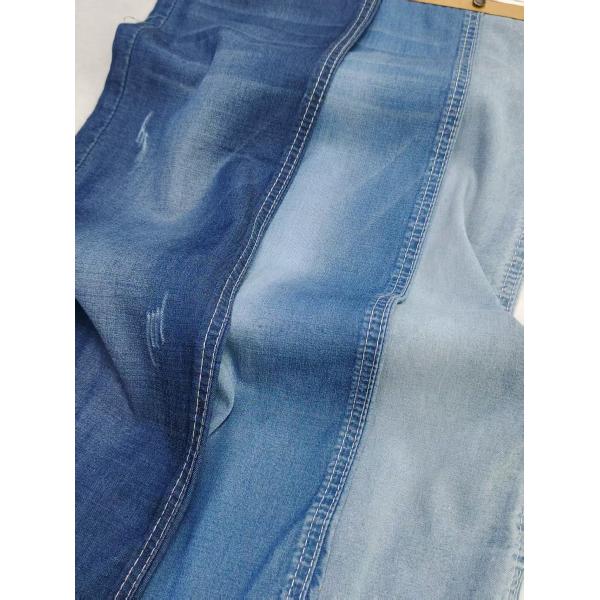 65%Tencel Weak Stretch Twill Style 4.7oz Light Weight Denim Fabric For Summer