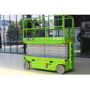 China Hydraulic 13m working height Mobile scissor Lift Platform with capacity 320kg for cleaning on sale