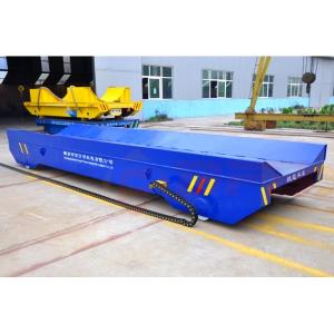 Heat Resist Electric Material Handling Cart , Flat Load Transfer Trolley