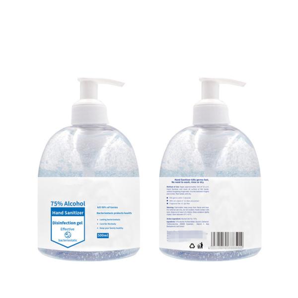 Quality Custom Your Own Logo FDA Approved Anti Virus 75% Alcohol Hand Sanitizer in Liquid Gel wholesale