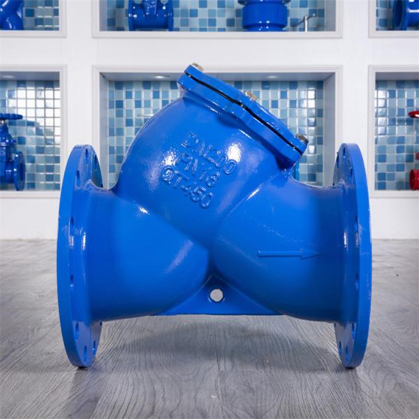 DN150 Ductile Cast Iron Y Filter Pn10 Ggg50 Stainless Steel Y Strainer