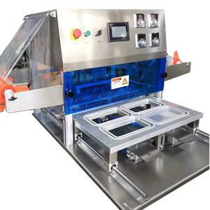 Oripack Automatic Plastic Cup Sealing Machine With Tray 6 Cup/ Time ODM