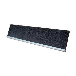 China Waterproof PVC Nylon Door Bottom Brush Strip Windproof Window Seal Strip on sale