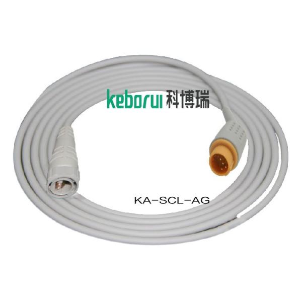 Schiller 4pin IBP adapter cable to Smiths transducer