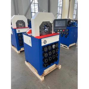 China PLC Control Systerm 5.5kw Working Efficiency 300 Pieces/H With Fast Change Moulds Tools Hydraulic Hose Pressing Machine 7.5kw Working Efficiency 800 Pieces/H Hydraulic Hose Crimping Machine Big Elbow on sale