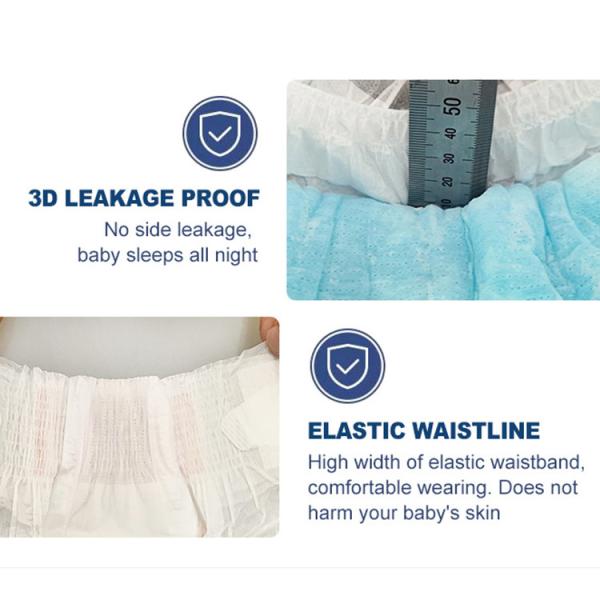 SAP Cotton Infant Baby Diapers With Huge Absorbency Lock Wetness