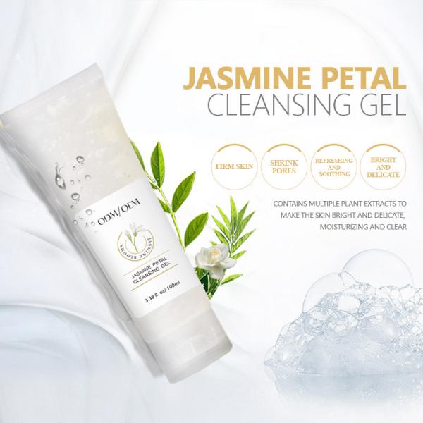 Quality ODM Jasmine Face Wash Foaming Facial Cleanser Blemish Clearing wholesale