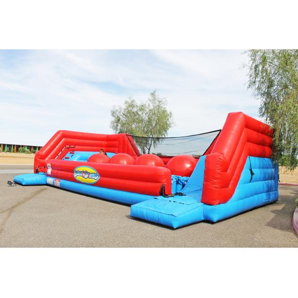 Outdoor Event Inflatable Ball Game , Bounce House Amusement Center