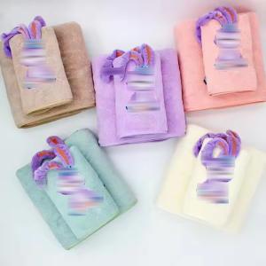 Rectangle Microfiber Kids Bath Towel with Soft Absorbent Material and 3D Animal