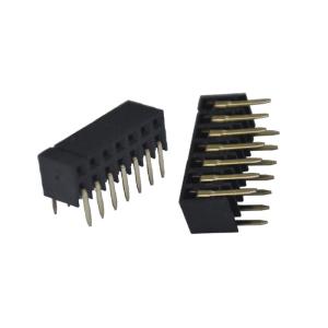 Dual Row Right Angle Female Connector 2.0mm Pitch Environmental Protection