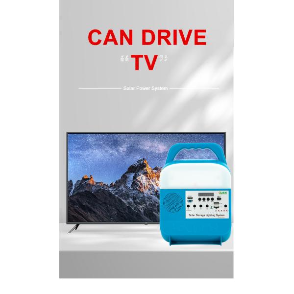 Portable Power Stations Solar Light Kits LiFePO4 Battery Mobile Electric With Usb