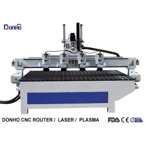 Four Spindles CNC Router Machine / C And C Router Table For Fuiniture Industry
